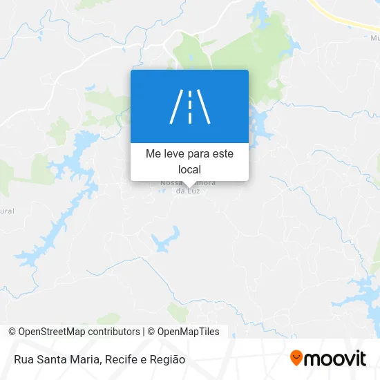 Rua Santa Maria mapa
