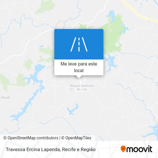 Travessa Ercina Lapenda mapa
