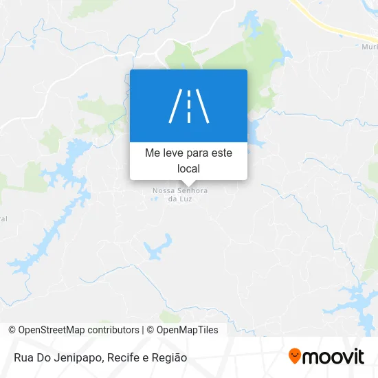Rua Do Jenipapo mapa