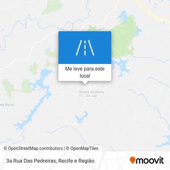 3a Rua Das Pedreiras mapa