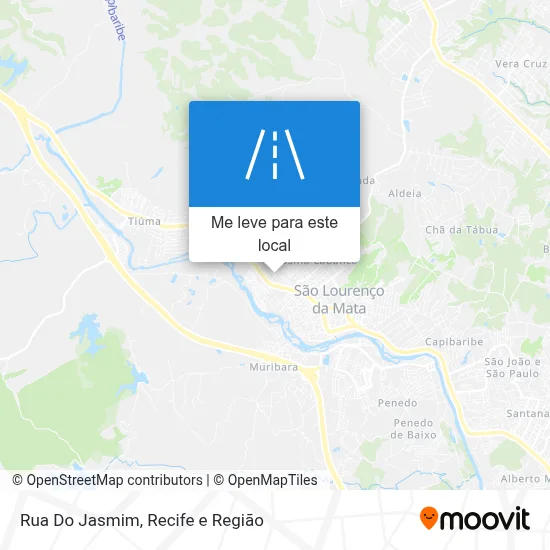 Rua Do Jasmim mapa