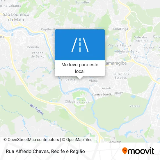 Rua Alfredo Chaves mapa