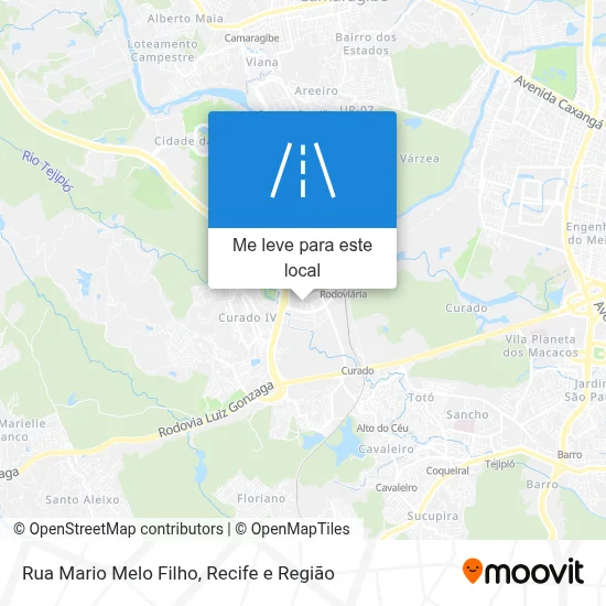Rua Mario Melo Filho mapa