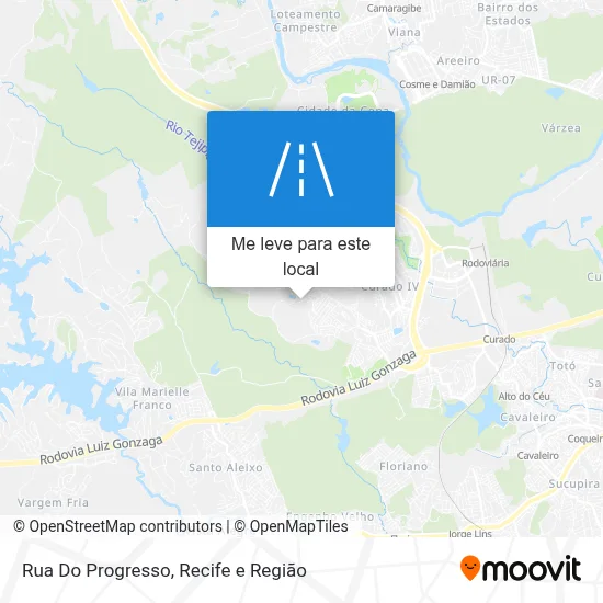 Rua Do Progresso mapa