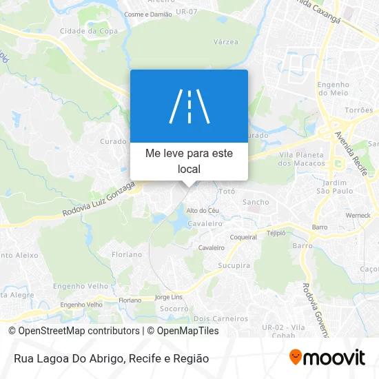 Rua Lagoa Do Abrigo mapa