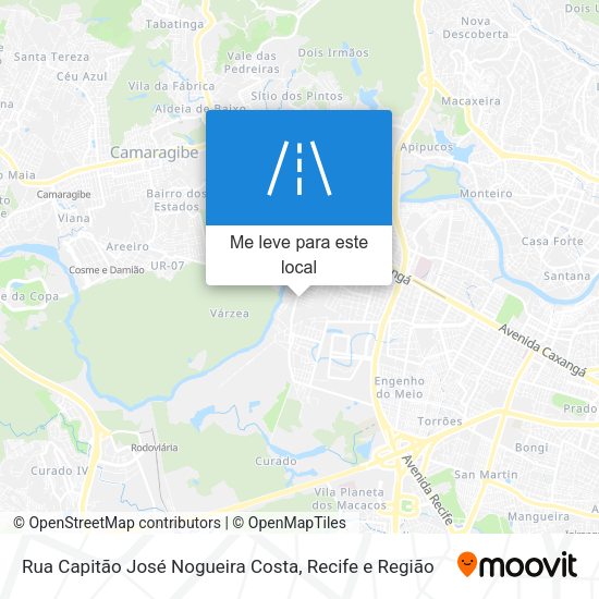 Rua Capitão José Nogueira Costa mapa