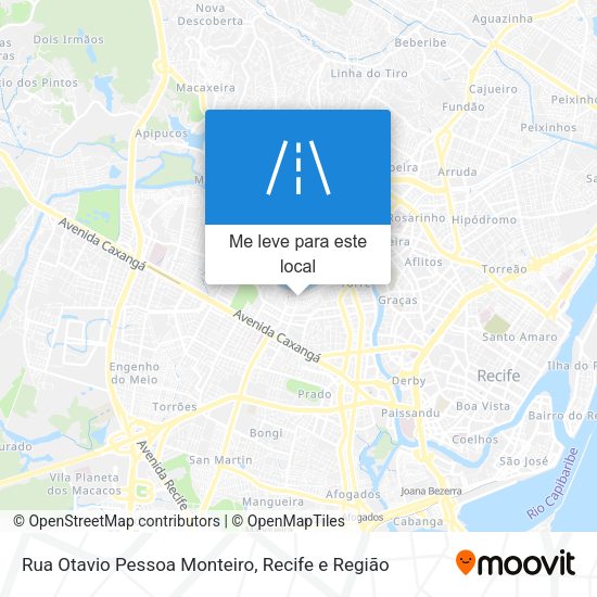 Rua Otavio Pessoa Monteiro mapa