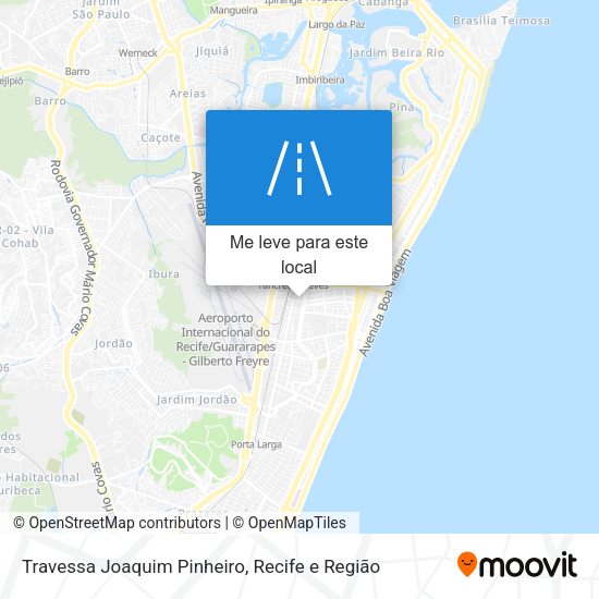 Travessa Joaquim Pinheiro mapa
