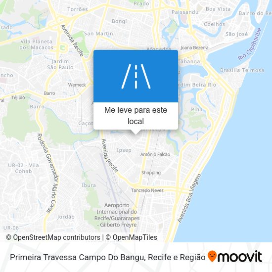 Primeira Travessa Campo Do Bangu mapa
