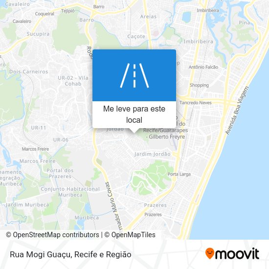 Rua Mogi Guaçu mapa