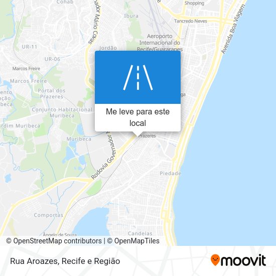 Rua Aroazes mapa