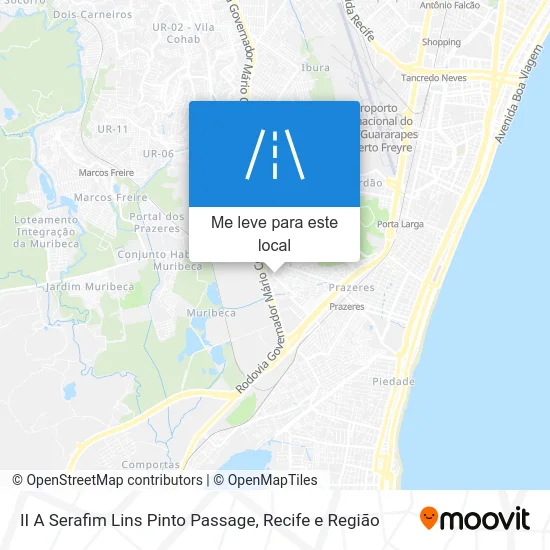 II A Serafim Lins Pinto Passage mapa