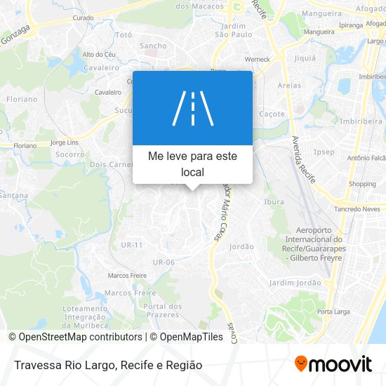 Travessa Rio Largo mapa