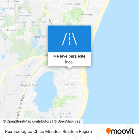 Rua Ecologico Chico Mendes mapa