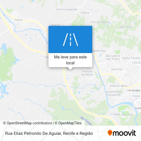 Rua Elias Petronilo De Aguiar mapa
