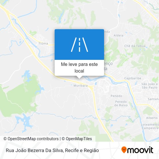 Rua João Bezerra Da Silva mapa