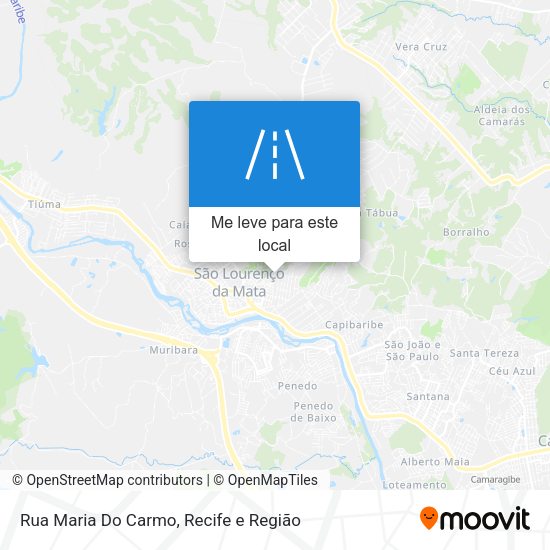 Rua Maria Do Carmo mapa
