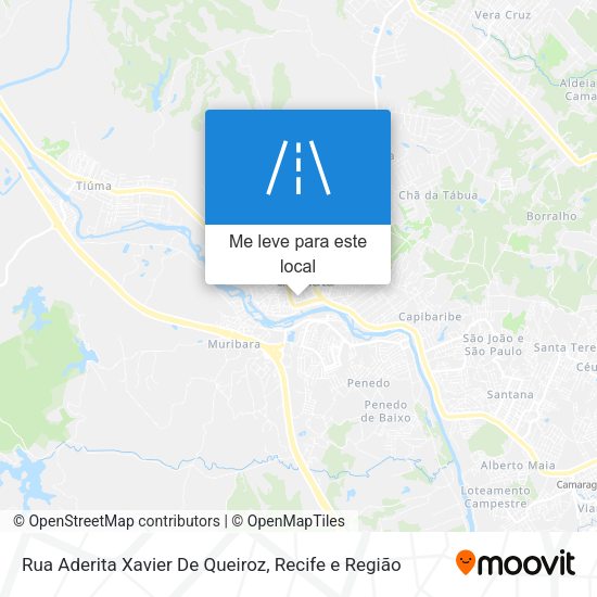 Rua Aderita Xavier De Queiroz mapa