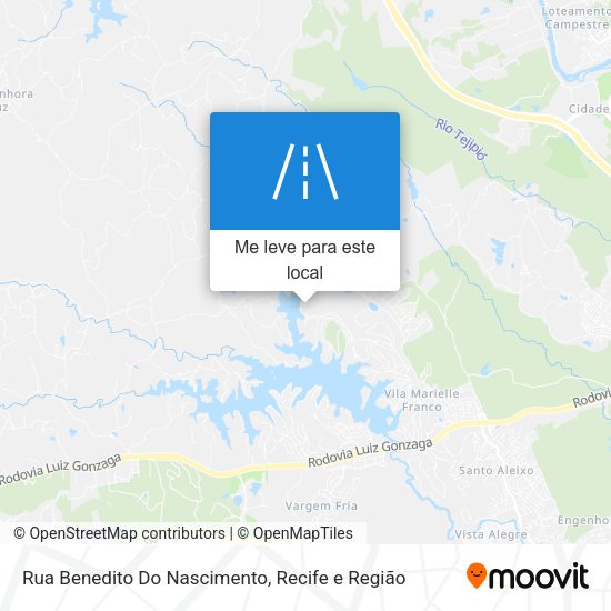 Rua Benedito Do Nascimento mapa
