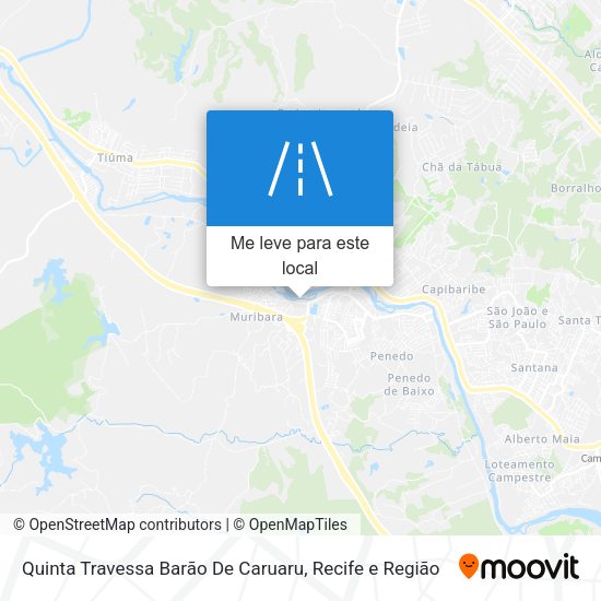 Quinta Travessa Barão De Caruaru mapa