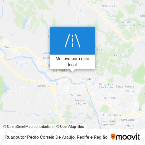 Ruadoutor Pedro Correia De Araújo mapa