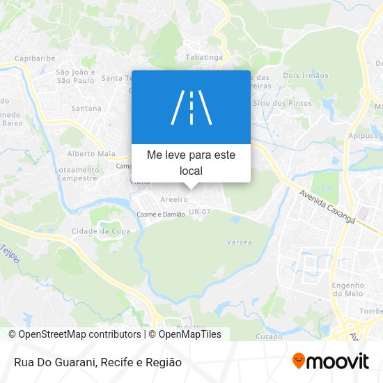 Rua Do Guarani mapa