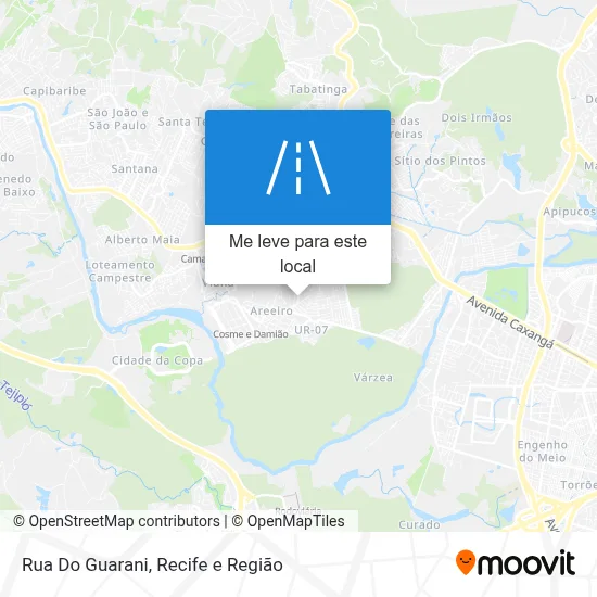 Rua Do Guarani mapa