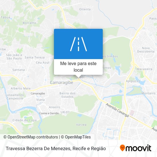Travessa Bezerra De Menezes mapa
