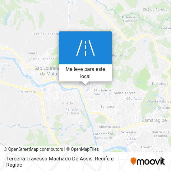 Terceira Travessa Machado De Assis mapa