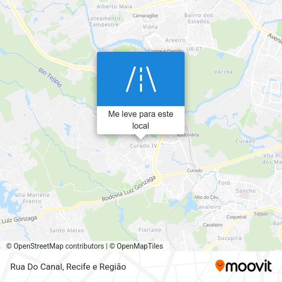 Rua Do Canal mapa
