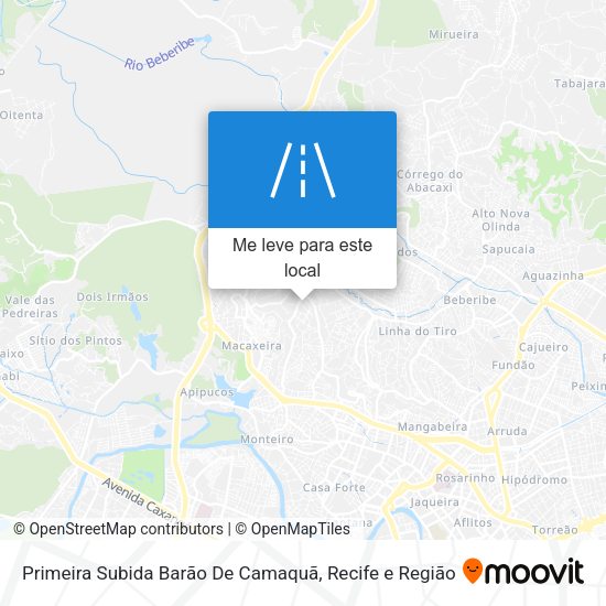 Primeira Subida Barão De Camaquã mapa