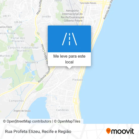 Rua Profeta Elizeu mapa