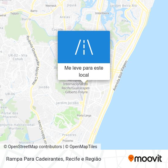 Rampa Para Cadeirantes mapa