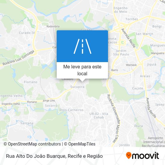 Rua Alto Do João Buarque mapa