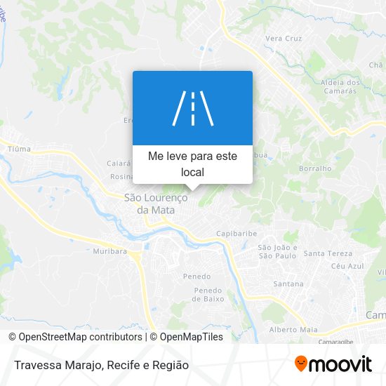 Travessa Marajo mapa