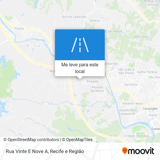 Rua Vinte E Nove A mapa