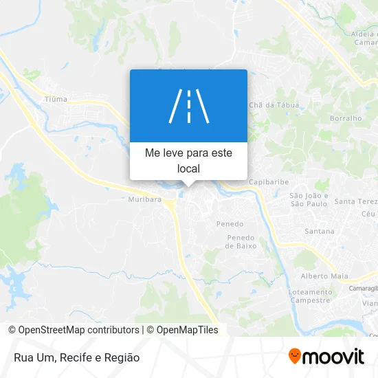 Rua Um mapa