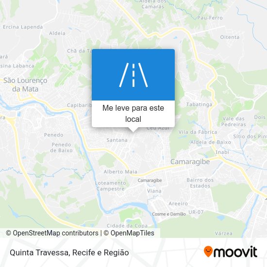 Quinta Travessa mapa
