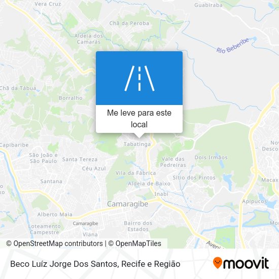 Beco Luíz Jorge Dos Santos mapa