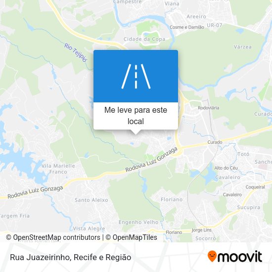 Rua Juazeirinho mapa