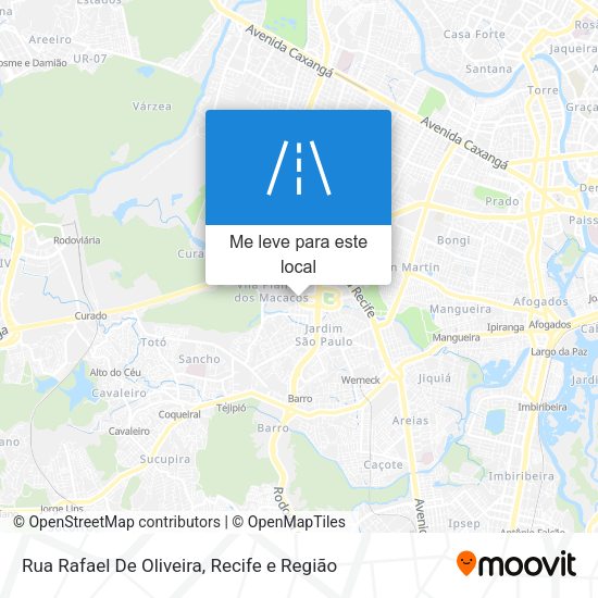 Rua Rafael De Oliveira mapa