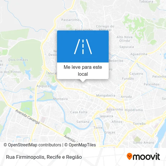 Rua Firminopolis mapa