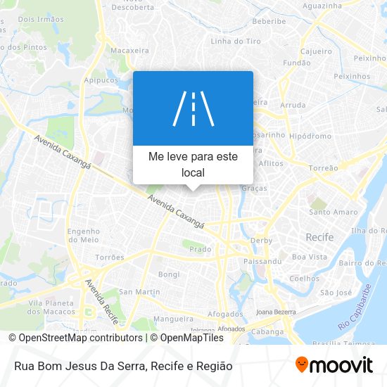 Rua Bom Jesus Da Serra mapa