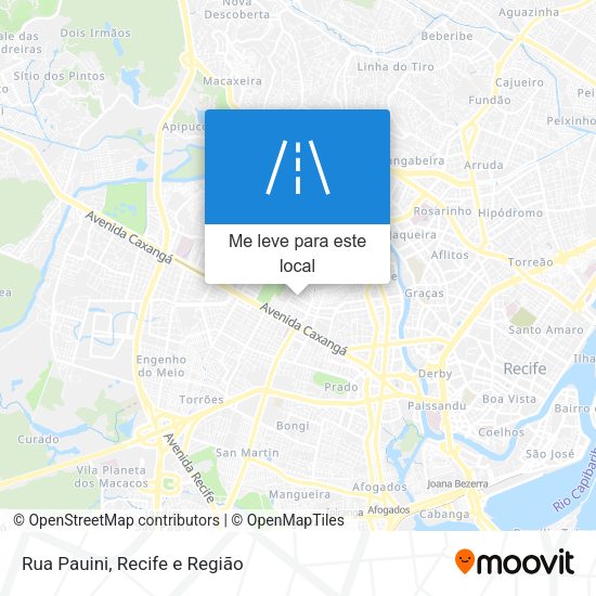 Rua Pauini mapa