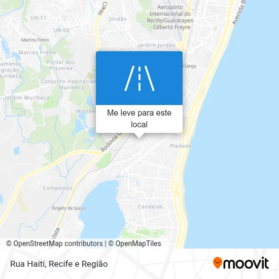 Rua Haiti mapa