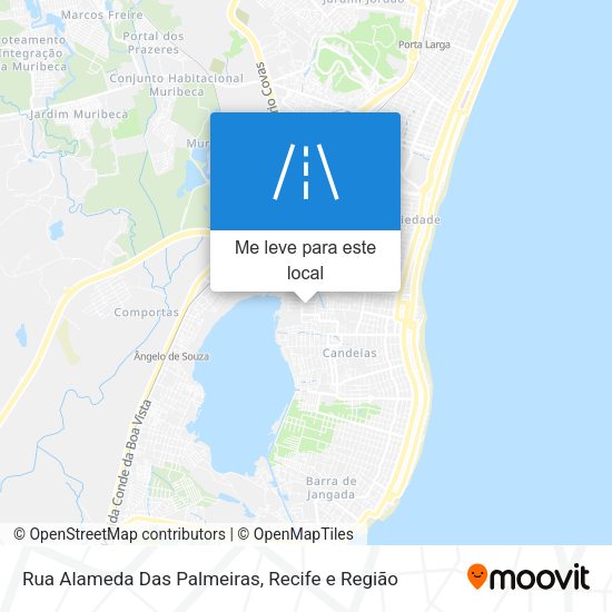 Rua Alameda Das Palmeiras mapa