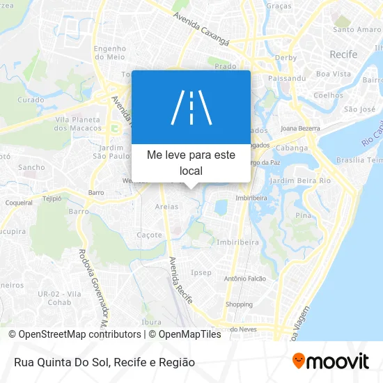 Rua Quinta Do Sol mapa