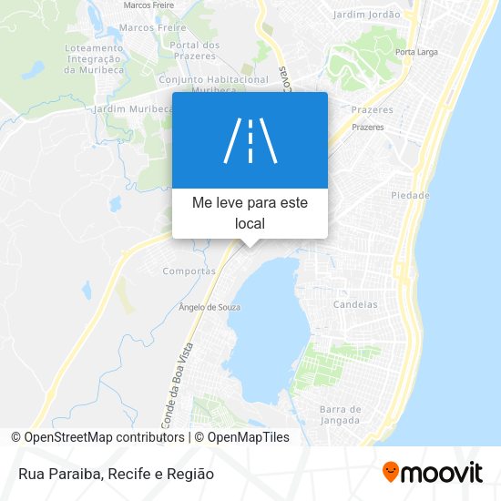 Rua Paraiba mapa