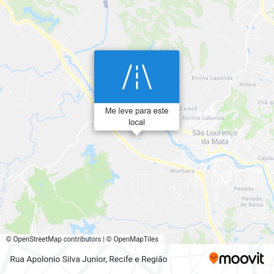 Rua Apolonio Silva Junior mapa