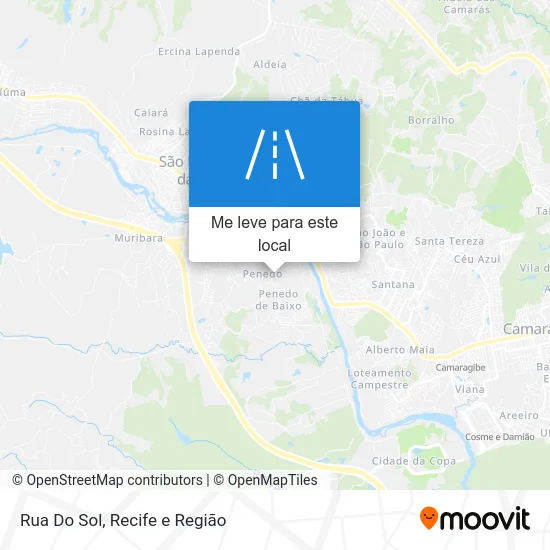 Rua Do Sol mapa
